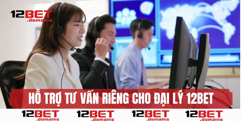 Sự hỗ trợ từ đội ngũ tư vấn riêng cho đại lý 12bet
